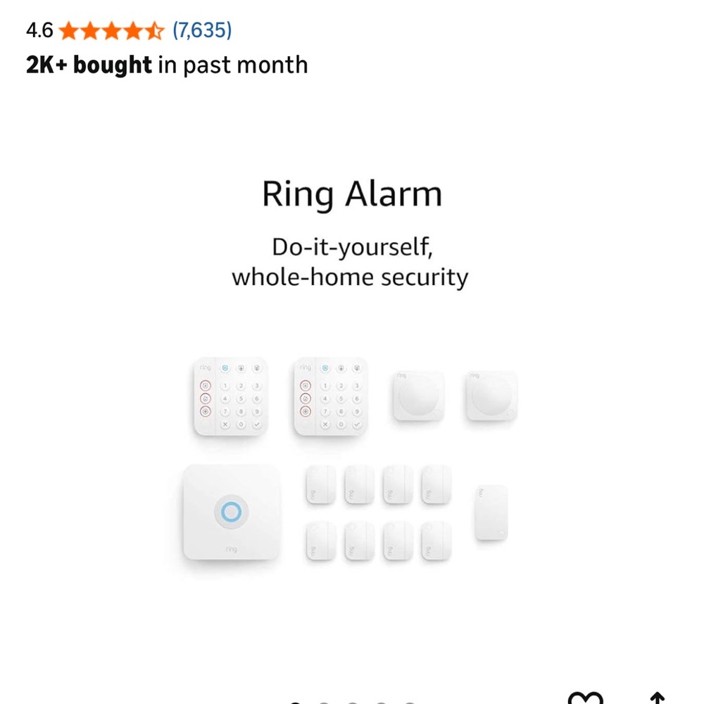 Ring Alarm Security System in White